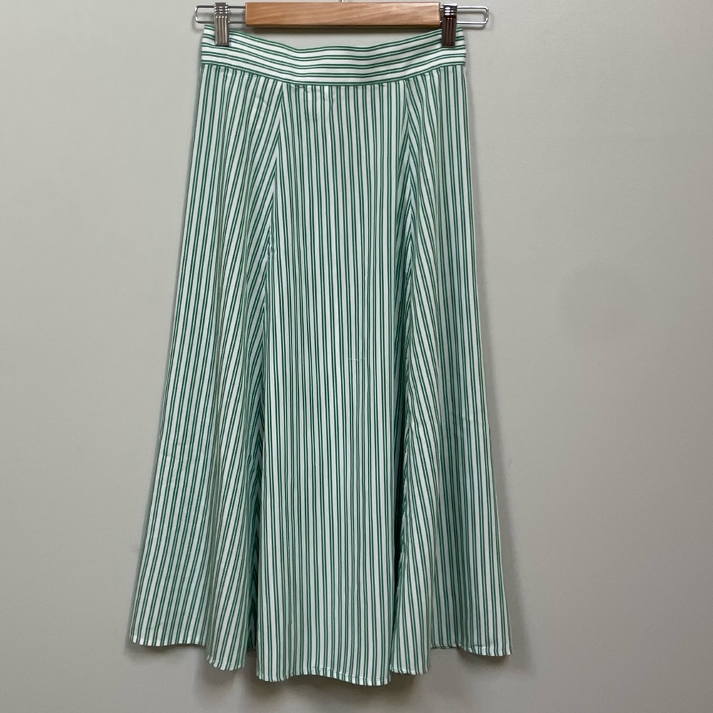 Stockholm Atelier Green & White Skirt - Picture 6 of 10